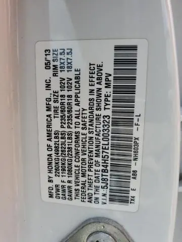 2014 ACURA RDX TECHNOLOGY  