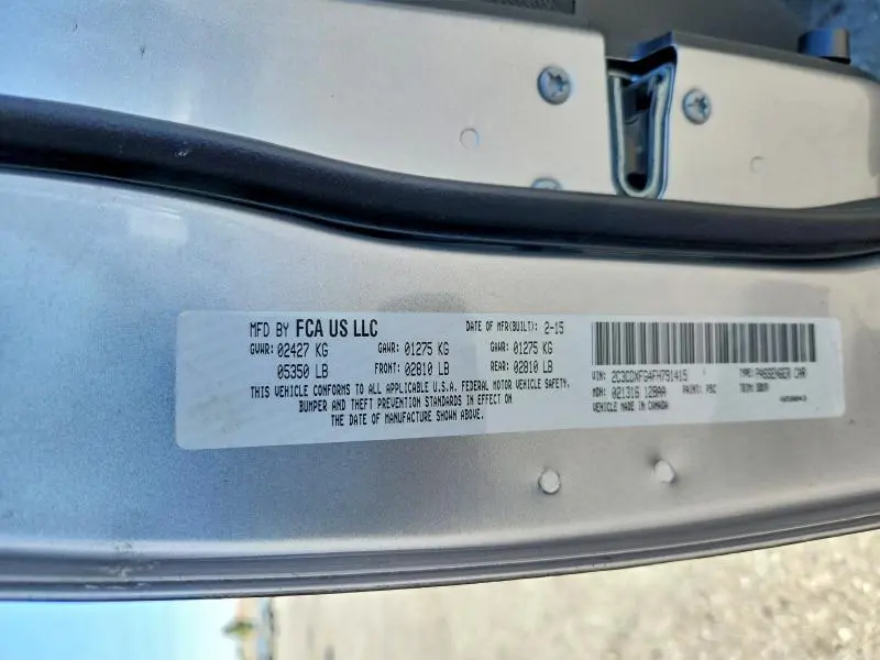 2015 DODGE CHARGER SE  
