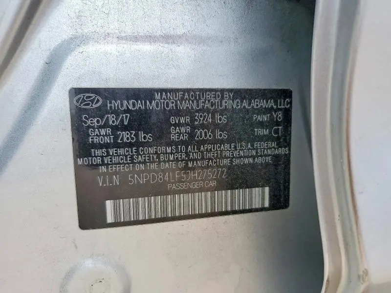 2018 HYUNDAI ELANTRA VALUE EDITION  