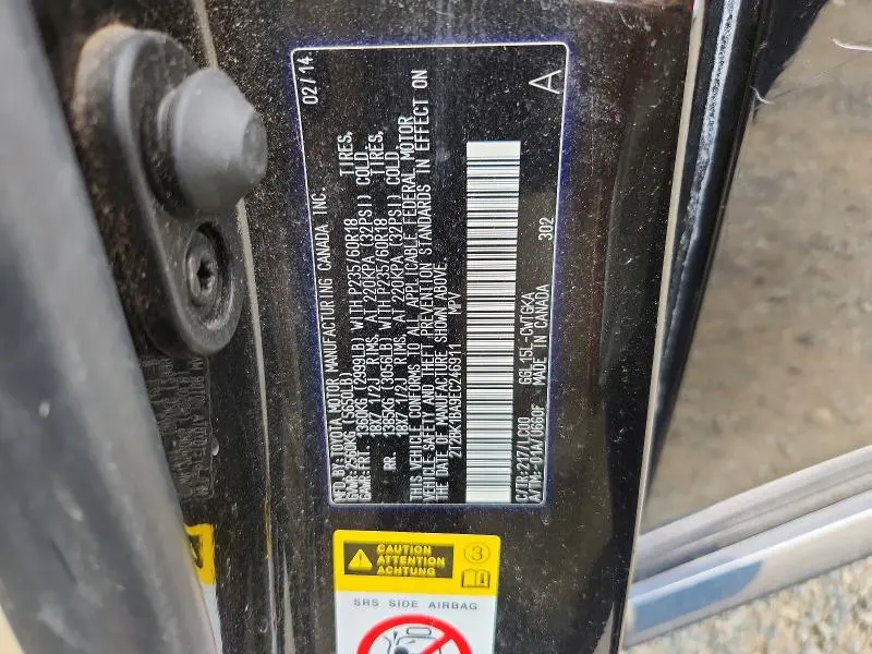 2014 LEXUS RX 350 BASE  