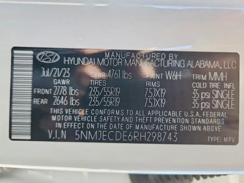 2024 HYUNDAI TUCSON LIMITED  