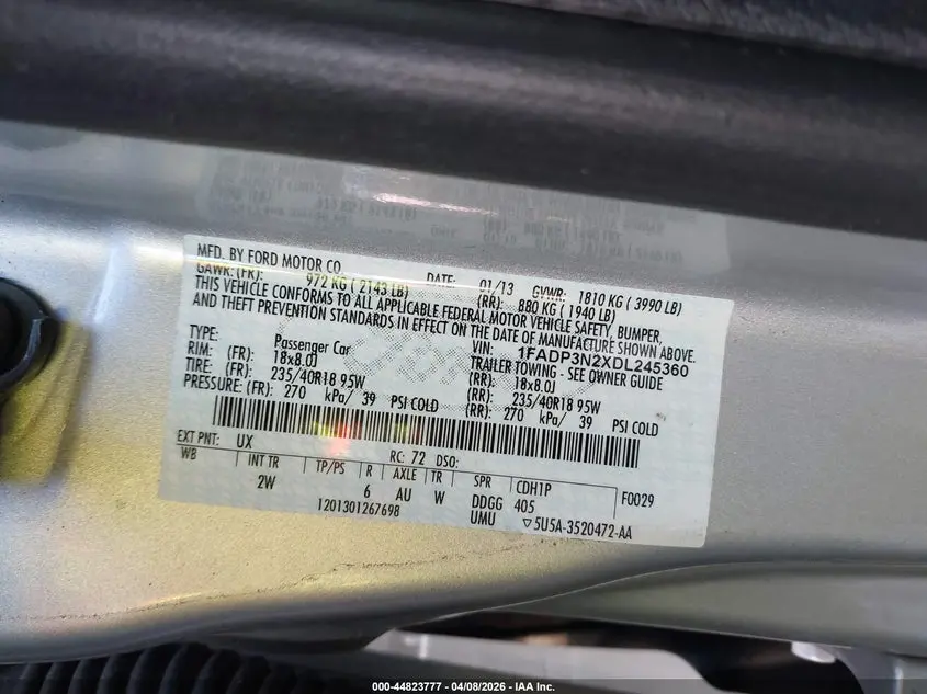2013 FORD FOCUS TITANIUM