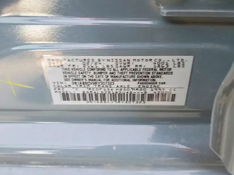 2024 NISSAN SENTRA SV  