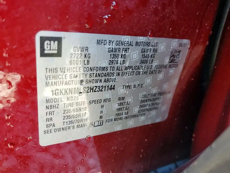 2017 GMC ACADIA SLT-1  