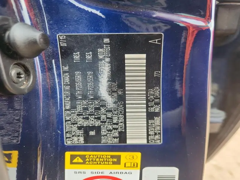 2015 LEXUS RX 350 BASE  