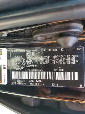2011 TOYOTA VENZA   