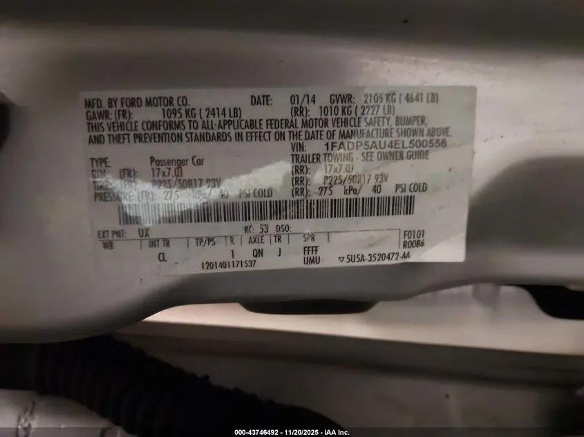 2014 FORD C-MAX HYBRID SE