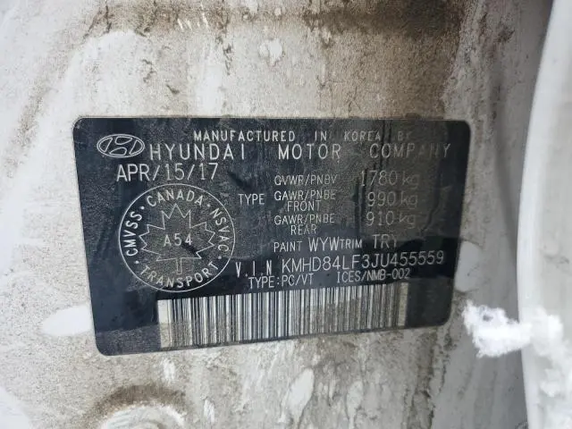 2018 HYUNDAI ELANTRA SEL  