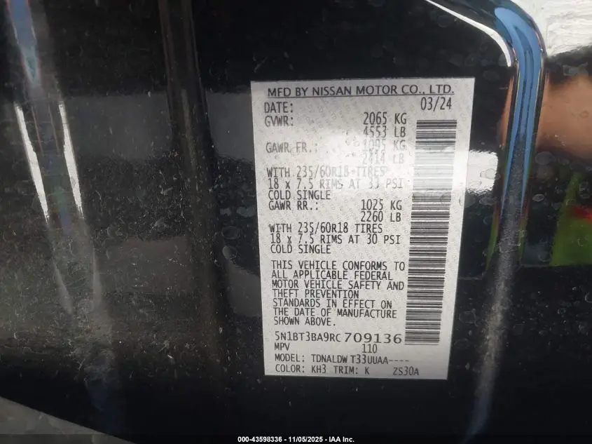 2024 NISSAN ROGUE SV FWD