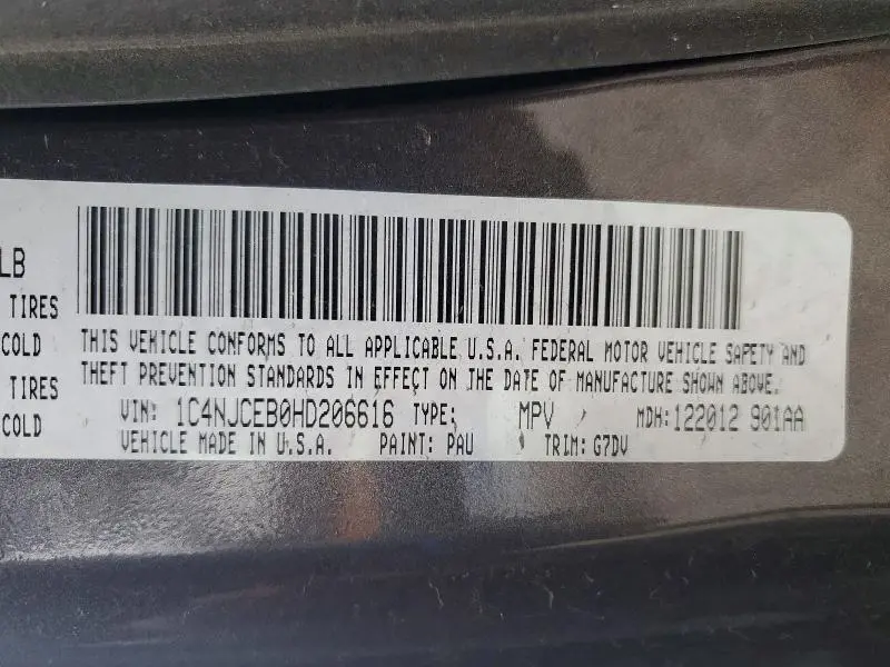 2017 JEEP COMPASS LATITUDE  