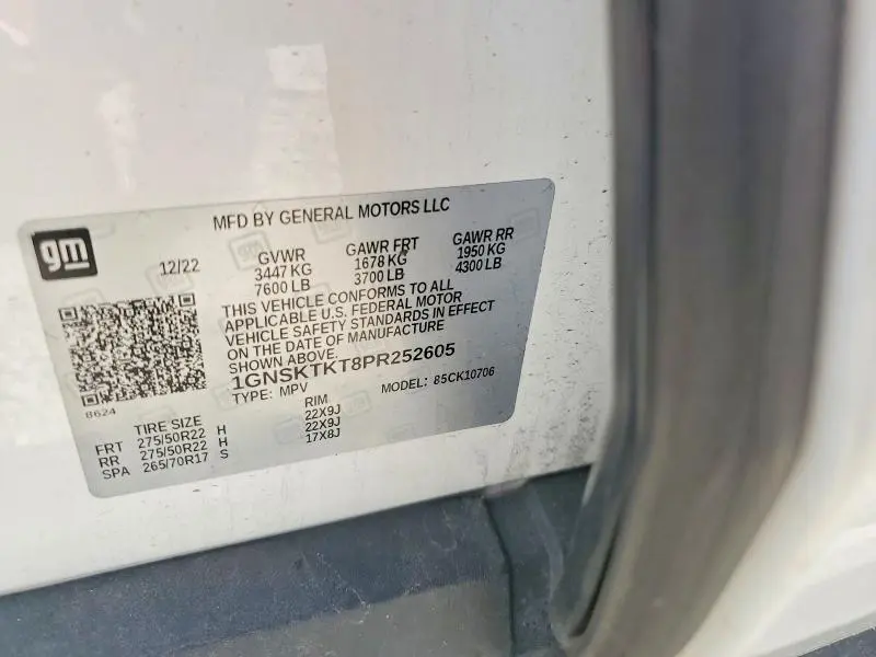 2023 CHEVROLET TAHOE K1500 HIGH COUNTRY  