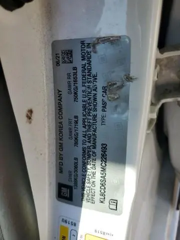 2021 CHEVROLET SPARK 1LT