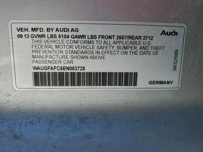 2014 AUDI A6 PREMIUM PLUS  