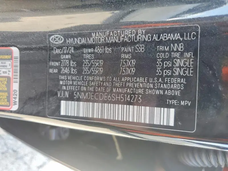 2025 HYUNDAI TUCSON LIMITED  