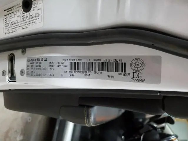 2016 JEEP CHEROKEE LATITUDE  