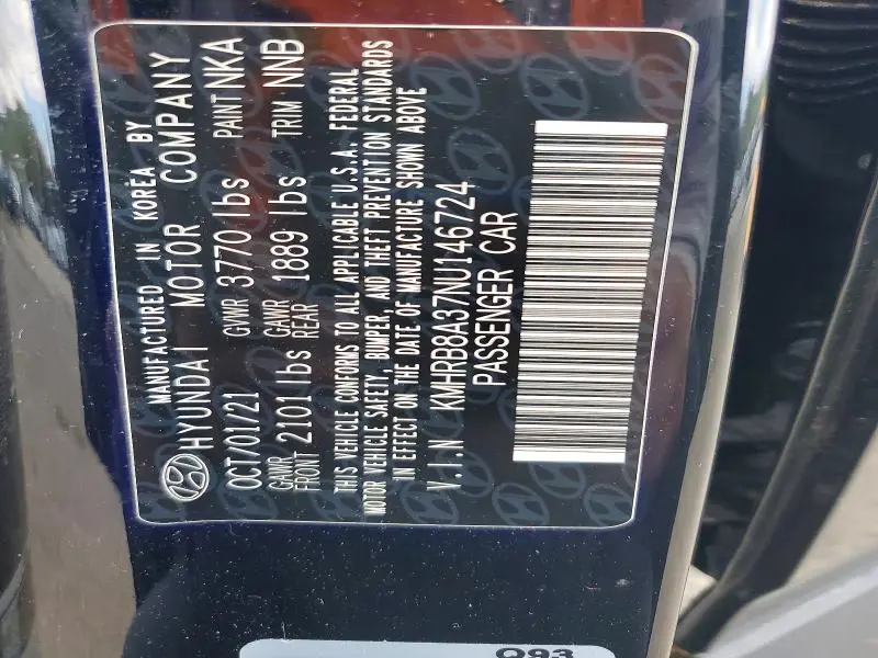 2022 HYUNDAI VENUE SE  