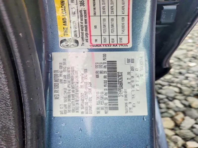 2011 FORD FUSION S   