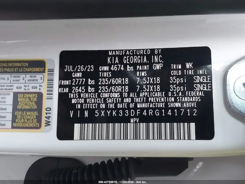 2024 KIA SPORTAGE EX