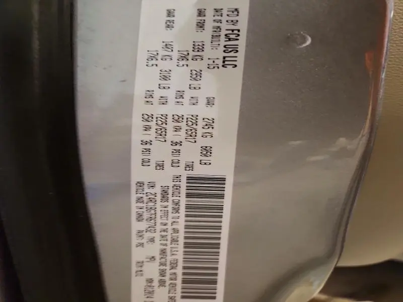 2015 CHRYSLER TOWN & COUNTRY TOURING  