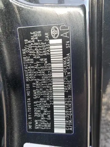 2018 TOYOTA COROLLA L  