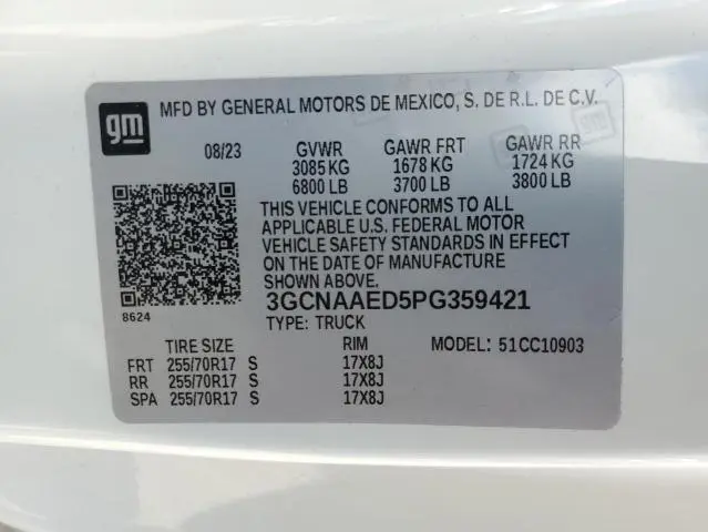 2023 CHEVROLET SILVERADO C1500  