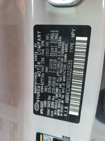 2025 HYUNDAI KONA SEL  