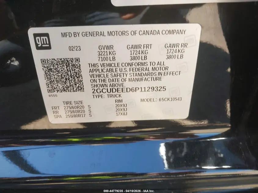 2023 CHEVROLET SILVERADO 1500 4WD  SHORT BED RST