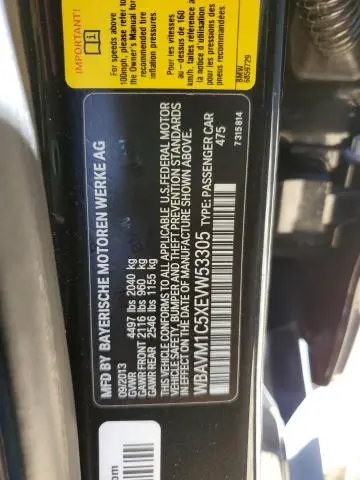 2014 BMW X1 SDRIVE28I  