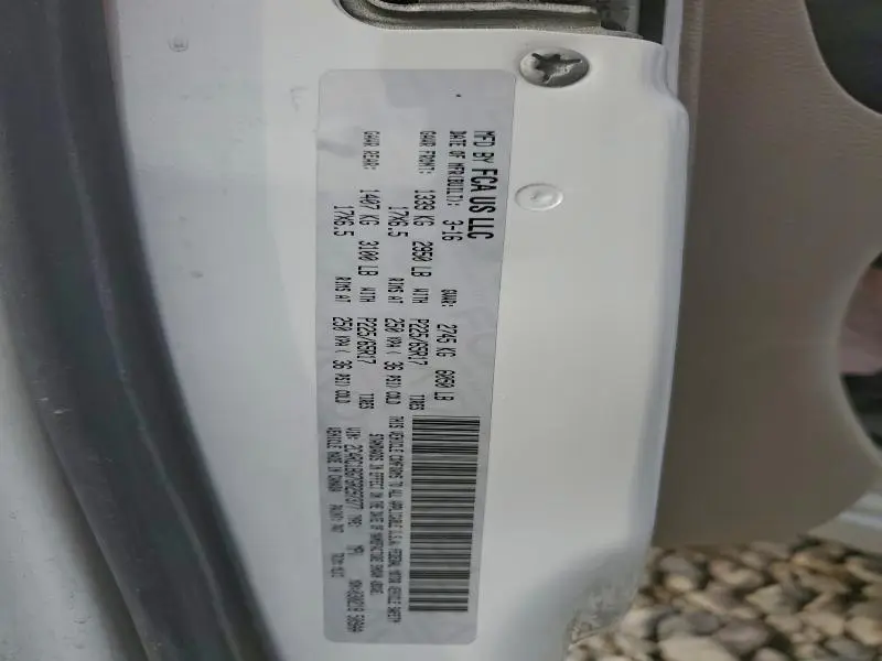 2016 CHRYSLER TOWN & COUNTRY TOURING  