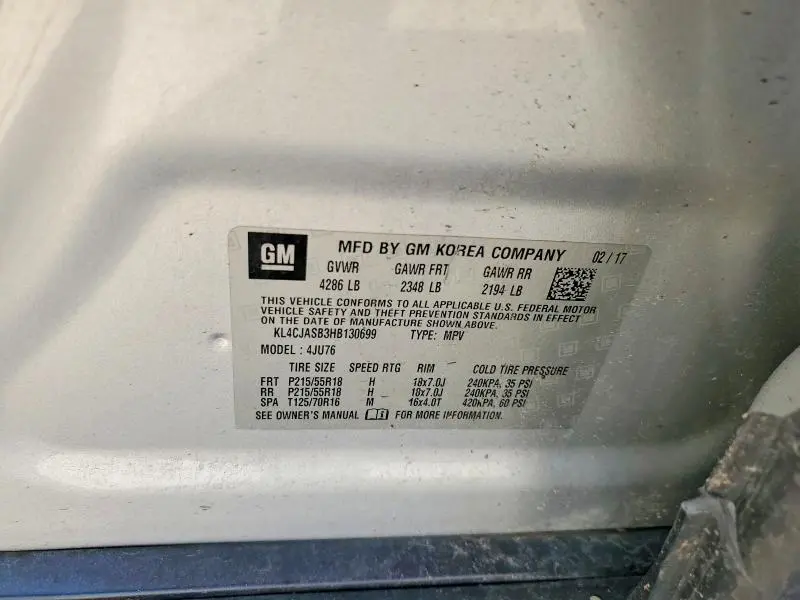 2017 BUICK ENCORE PREFERRED  