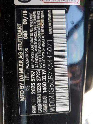 2019 MERCEDES-BENZ S 450  