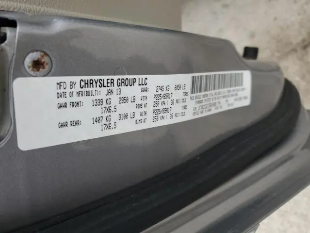 2013 CHRYSLER TOWN & COUNTRY TOURING L  