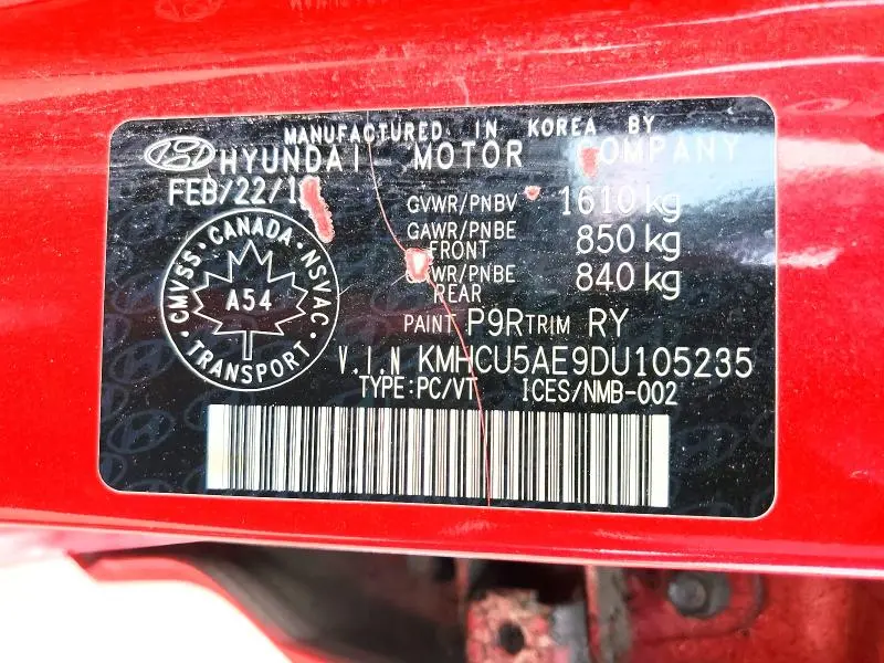 2013 HYUNDAI ACCENT SE  
