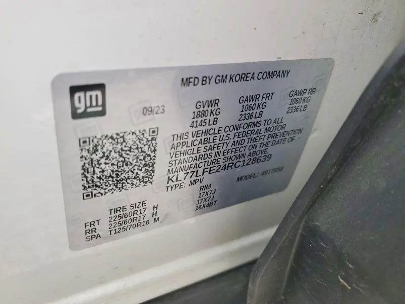 2024 CHEVROLET TRAX LS  