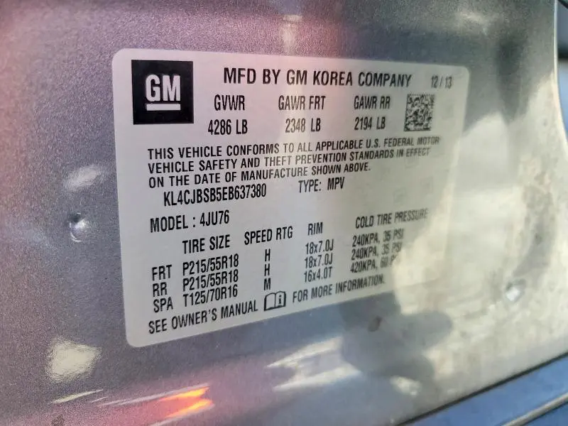 2014 BUICK ENCORE CONVENIENCE  