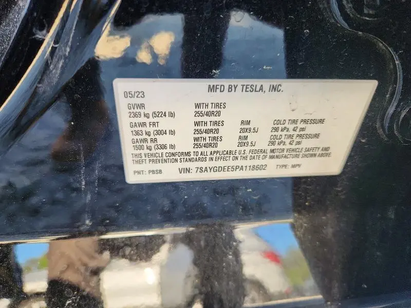 2023 TESLA MODEL Y   