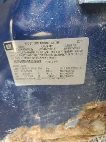 2010 GMC TERRAIN SLT  