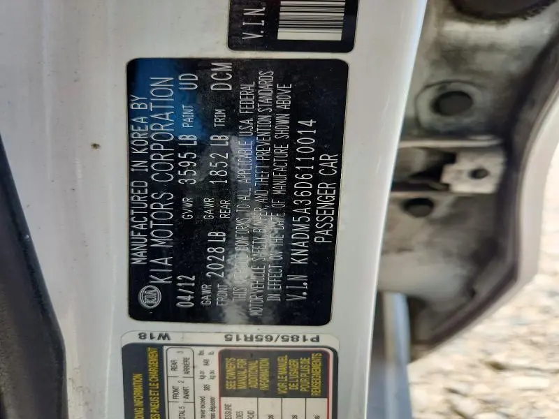 2013 KIA RIO LX  