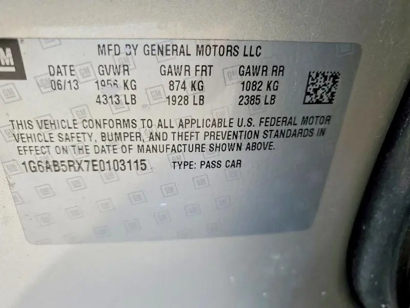 2014 CADILLAC ATS LUXURY  