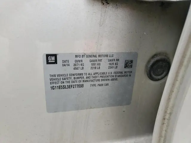 2014 CHEVROLET MALIBU 2LT  