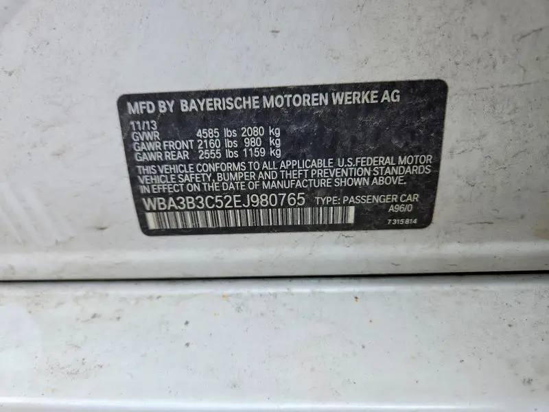 2014 BMW 328 XI  