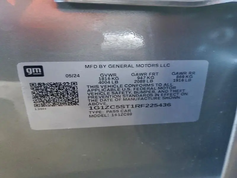 2024 CHEVROLET MALIBU LS  