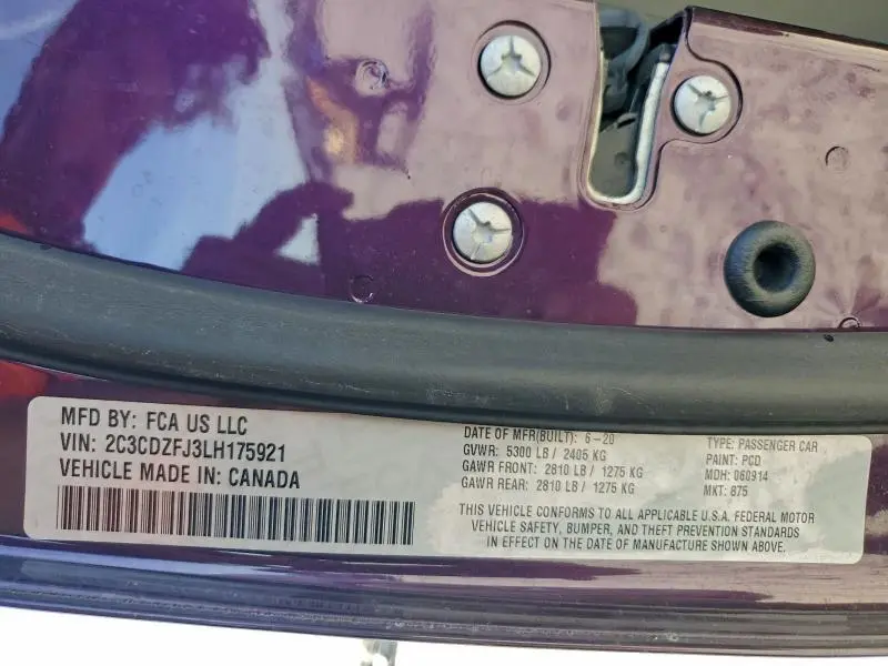 2020 DODGE CHALLENGER R/T SCAT PACK  