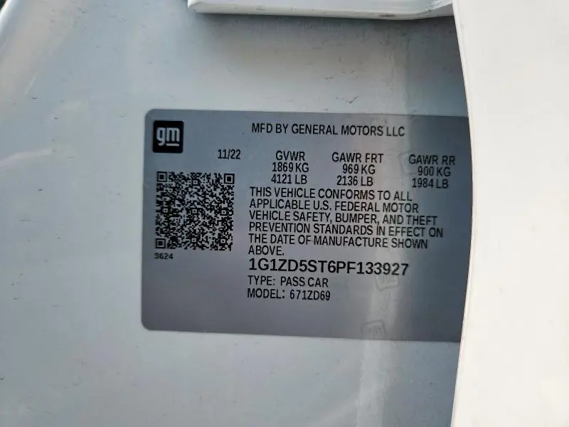 2023 CHEVROLET MALIBU LT  