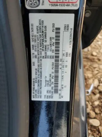 2019 FORD FIESTA SE  