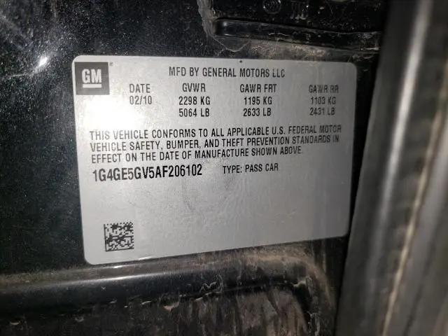 2010 BUICK LACROSSE CXS  