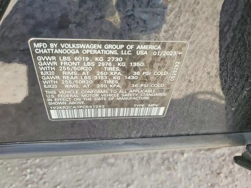 2023 VOLKSWAGEN ATLAS SE  