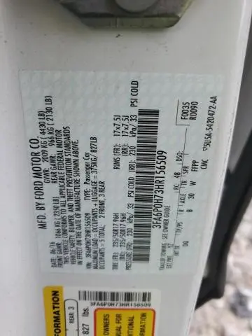 2017 FORD FUSION SE  