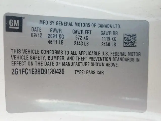 2013 CHEVROLET CAMARO LT  