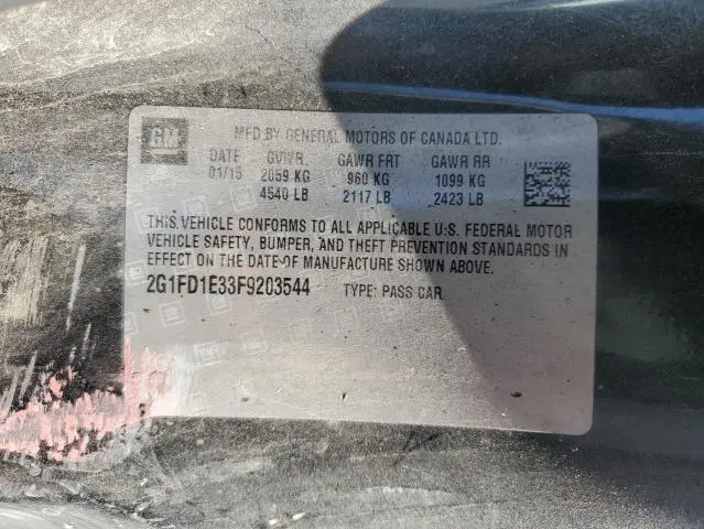 2015 CHEVROLET CAMARO LT  